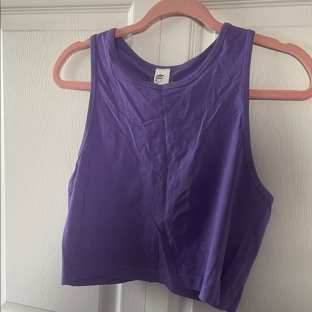 Fabletics Purple Women's Crop Top